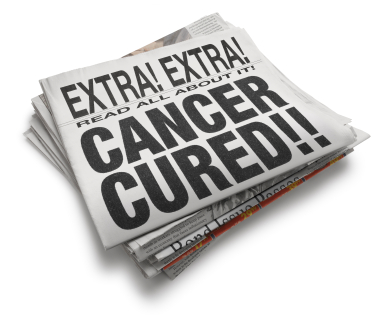 Cancer Cured Headline